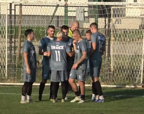 Фрушкогорски партизан Буковац - Индекс, Радостпосле гола Индекса, фото: Приватна архива